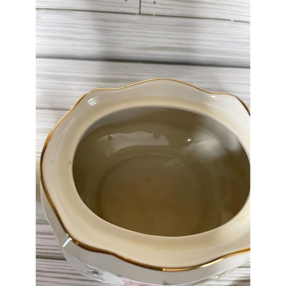 Vintage Arthur Wood (England) Floral Teapot with Gold Gilding 6102 AS IS READ! - Picture 8 of 11